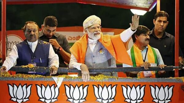 Modi's rally in Karnataka - Sputnik India