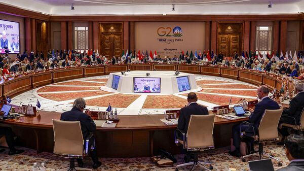 Indian Prime Minister Narendra Modi speaks at the G20 Leaders' Summit - Sputnik India