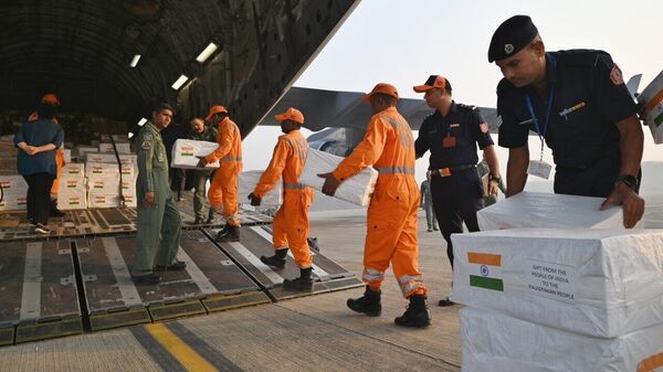 India Sends Humanitarian Aid To War-Affected Residents Of Palestine - Sputnik India