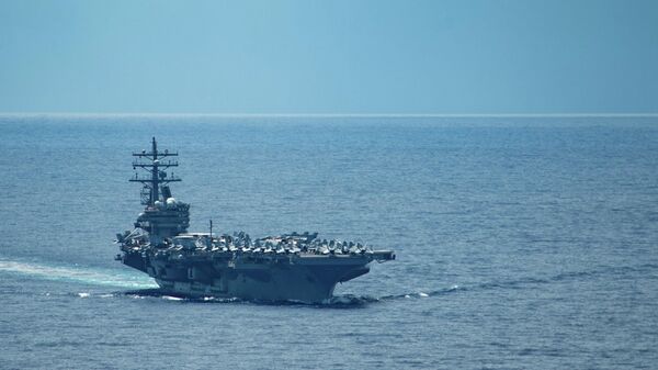 USS Ronald Reagan (CVN-76) transits the Balabec Strait - Sputnik India