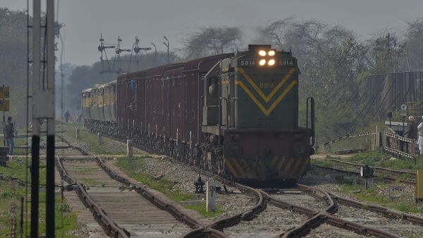 The Samjhauta Express train from Pakistan arrives in Atari, India, Monday, March 4, 2019. - Sputnik India