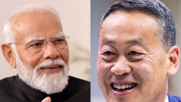 Prime Minister of Thailand Srettha Thavisin and Prime Minister of India Narendra Modi - Sputnik India