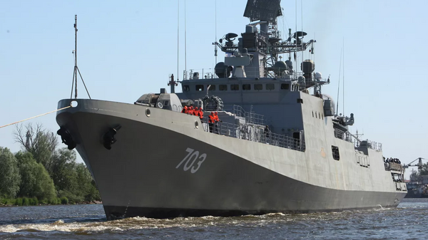 The Indian Navy's Talwar class frigate INS Tarkash - Sputnik India