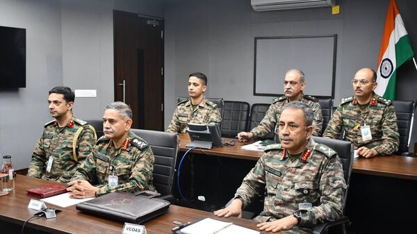  India's Army Commanders of the Western Borders. - Sputnik India